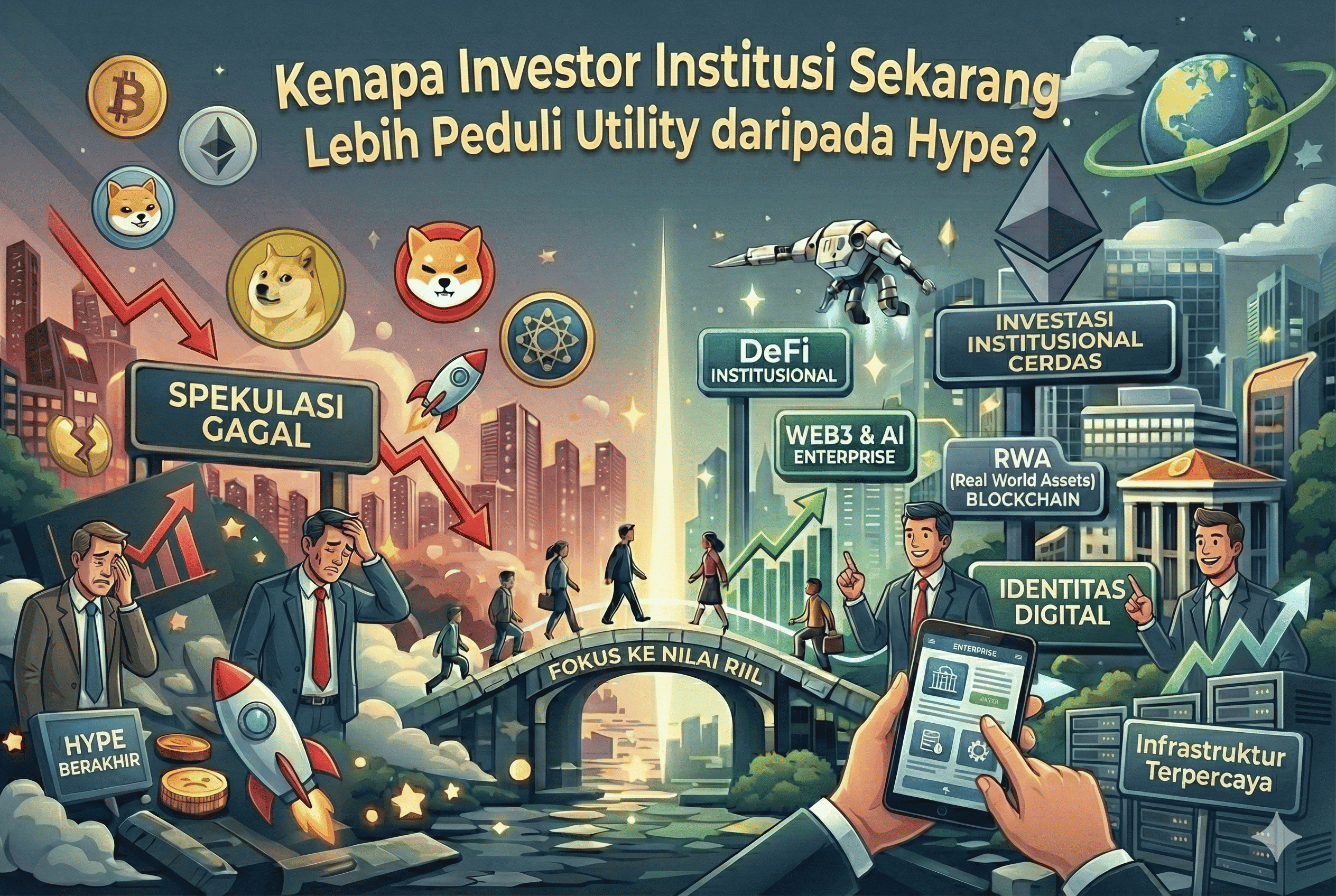 Kenapa Investor Institusi Sekarang Lebih Peduli Utility daripada Hype?